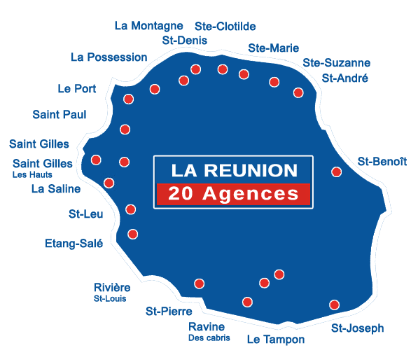 Agences immobili&egrave;res &agrave; la R&eacute;union