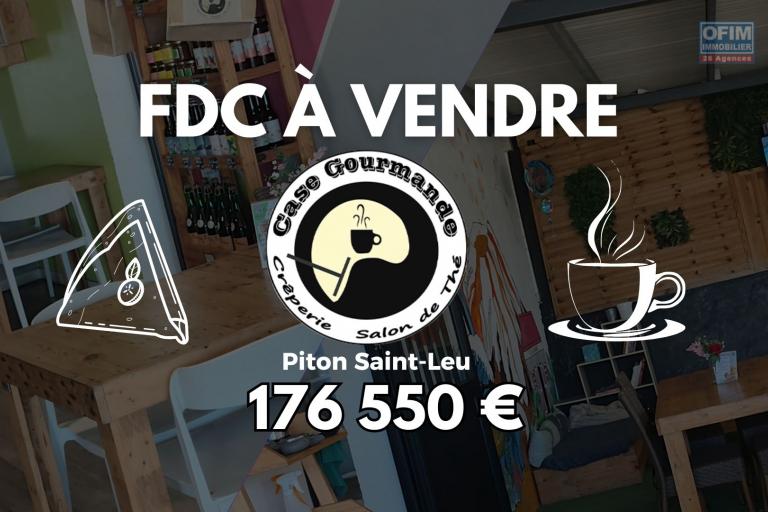 &Agrave; VENDRE &ndash; Fonds de commerce : Restaurant &bull; Salon de th&eacute; &bull; Glacier la Case Gourmande &agrave; Piton Saint-Leu