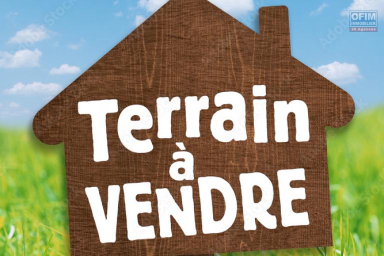 &Agrave; vendre terrain de 330 m2 enti&egrave;rement constructible