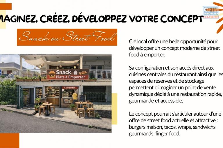 A SAISIR Fonds de commerce Restaurant Le Diables Ô Thym au Tampon est à vendre