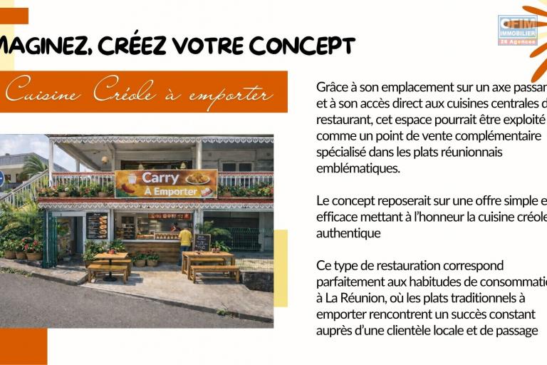A SAISIR Fonds de commerce Restaurant Le Diables Ô Thym au Tampon est à vendre