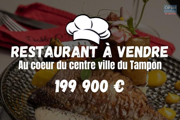 A VENDRE | Fonds de commerce d'un restaurant unique au centre ville du Tampon à 199 900€