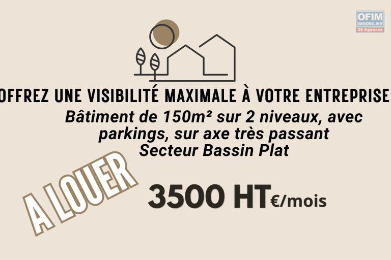 A louer | B&acirc;timents ind&eacute;pendant de 150 m2 avec un &eacute;tage &agrave; usage commercial o...