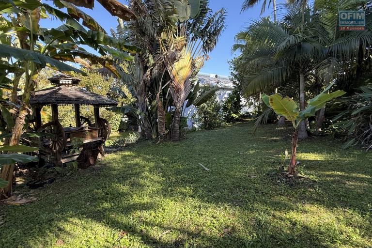 Grande maison/bâtiment de 400 m² situé juste au dessus de la maison cadeau de type F15+ en R+1+combles + un bungalow de 20 m², le tout implanté sur 2830 m² de terrain.