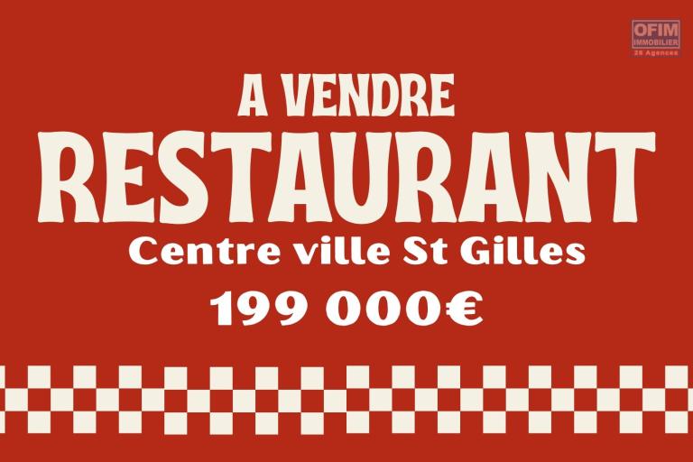 &Agrave; VENDRE &ndash; Restaurant avec terrasse au c&oelig;ur de Saint-Gilles-les-Bains &ndash; 199 000 &euro;