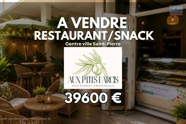 &Agrave; VENDRE &ndash; Fonds de commerce Aux P'Tits Farcis &agrave; 39 600&euro; &ndash; Centre-ville de Saint-Pierre