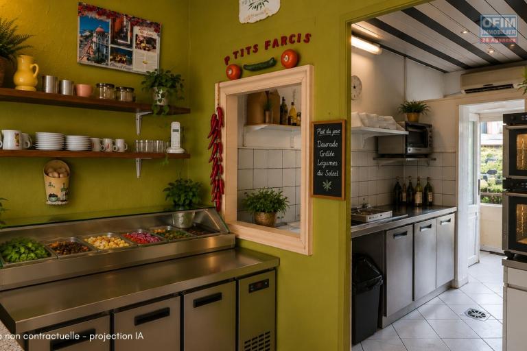 &Agrave; VENDRE &ndash; Fonds de commerce Aux P'Tits Farcis &agrave; 39 600&euro; &ndash; Centre-ville de Saint-Pierre