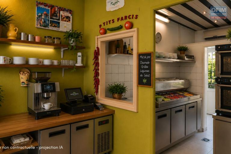 &Agrave; VENDRE &ndash; Fonds de commerce Aux P'Tits Farcis &agrave; 39 600&euro; &ndash; Centre-ville de Saint-Pierre