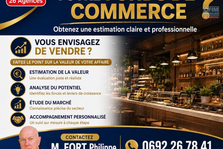 Vendre un fonds de commerce &agrave; La R&eacute;union : le guide complet 2026