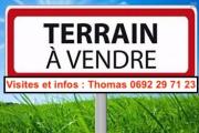 A vendre grand terrain constructible de 1742 m2 à Sainte-Anne (Saint-François)