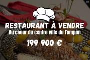 A VENDRE | Fonds de commerce d'un restaurant unique au centre ville du Tampon &agrave; 199 900&euro;