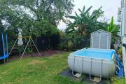 A vendre appartement 3 chambres avec jardin de 200 m2 à la Ravine des Cabris