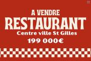 À VENDRE – Restaurant avec terrasse au cœur de Saint-Gilles-les-Bains – 199 000 €