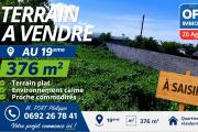 Terrain de 376 m2 viabilisé à ne pas manquer – 19ᵉ km, Le Tampon à 107 700€