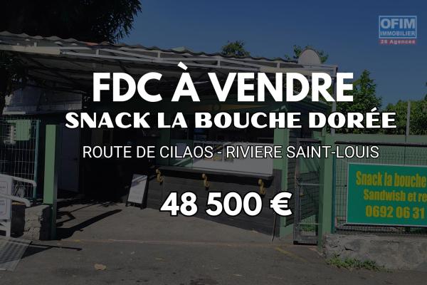 A Vendre Snack La Bouche Dorée à 48 500€ – Une opportunité gourmande sur la route de Cilaos | Saint-Louis La Rivière