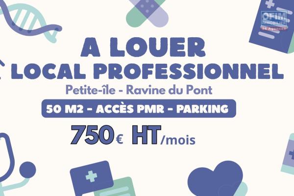A louer local professionnel / médical de 50 m2 à 750€ HT/mois | Petite Ile - Ravine du Pont