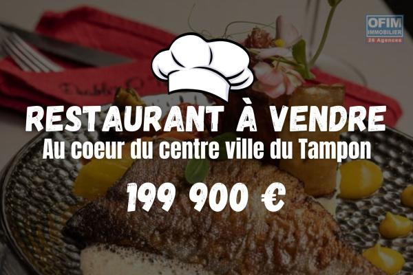 A VENDRE | Fonds de commerce d'un restaurant unique au centre ville du Tampon à 199 900€