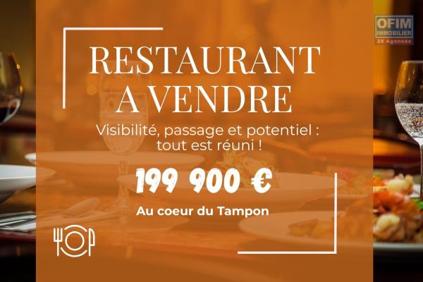 À VENDRE – Restaurant clé en main au cœur du Tampon – 199 900 €