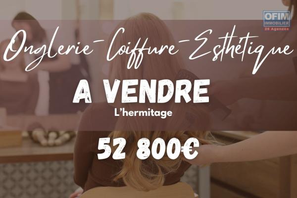 À VENDRE – Salon de coiffure, esthétique & onglerie à l'Hermitage à 52 800 €