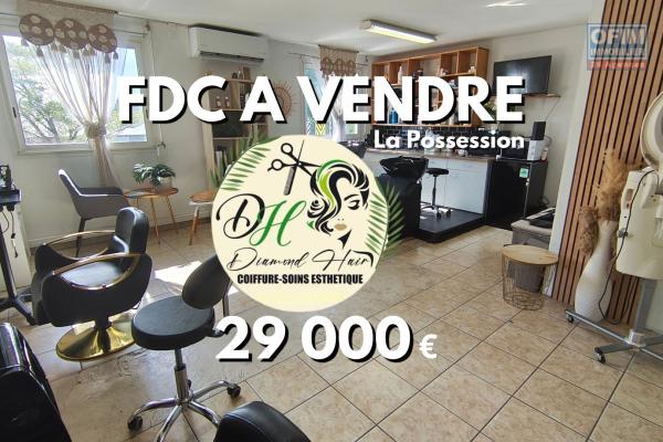 &Agrave; VENDRE &ndash; Diamond'Hair Salon de coiffure cl&eacute; en main &agrave; La Possession : 29 000 &euro;